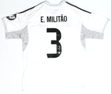 Eder Militao Autographed Real Madrid Home Soccer Jersey #3 - Beckett W Holo *M