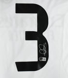 Eder Militao Autographed Real Madrid Home Soccer Jersey #3 - Beckett W Holo *M