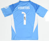 Thibaut Courtois Autographed Real Madrid Home Soccer Jersey #1 Beckett W Holo *L
