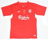 Steven Gerrard Autographed Liverpool Home Soccer Jersey #8 - Beckett Holo *M