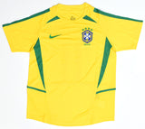 Ronaldinho Autographed Brazil Home Soccer Jersey #11 - Beckett Holo *M