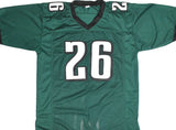 Saquon Barkley Autographed Green Pro Style Jersey - Beckett W Hologram *Black