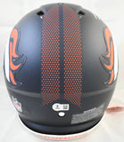 Jahdae Barron Signed Denver Broncos F/S Speed Authentic Helmet - Beckett W Holo