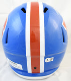 Jahdae Barron Autographed Denver Broncos F/S 75-96 Speed Helmet - Beckett W Holo
