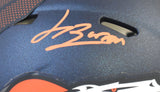 Jahdae Barron Autographed Denver Broncos Speed Mini Helmet - Beckett W Holo