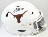 Jahdae Barron Signed Texas Longhorns Mid-Size SpeedFlex Helmet - Beckett W Holo