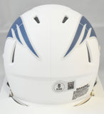 Milton Williams Autographed Patriots Rivalries Speed Mini Helmet- Beckett W Holo