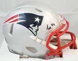 Kayshon Boutte Signed New England Patriots Speed Mini Helmet - Beckett W Holo