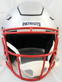 Kayshon Boutte Autographed Patriots F/S Speedflex Helmet - Beckett W Holo