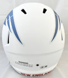 Kayshon Boutte Signed Patriots F/S Rivalries Speed Helmet - Beckett W Holo