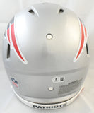 Kayshon Boutte Autographed Patriots F/S Speed Authentic Helmet - Beckett W Holo