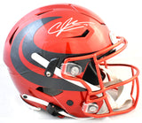 Andre Johnson Signed Houston Texans F/S Alt Speedflex Helmet - Beckett W Holo