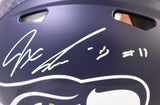 Jaxon Smith-Njigba Signed Seahawks F/S Speed Authentic Helmet - Beckett Holo