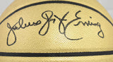 Julius Erving Autographed NBA Wilson Gold Edition Basketball - Beckett Hologram
