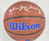 Julius Erving Autographed NBA Wilson Logo Basketball - Beckett Hologram