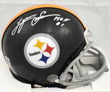 Lynn Swann Autographed Pittsburgh Steelers Mini Helmet w/ HOF - Beckett Hologram
