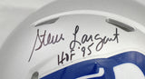 Steve Largent Autographed Seahawks Speed Mini Helmet w/ HOF - Beckett Hologram