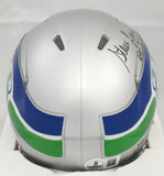Steve Largent Autographed Seahawks Speed Mini Helmet w/ HOF - Beckett Hologram