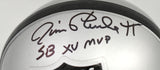 Jim Plunkett Autographed Raiders Mini Helmet w/ SB MVP - Beckett Hologram