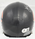 Jim McMahon Autographed Chicago Bears Mini Helmet - Beckett Hologram
