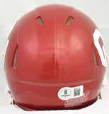 Brian Bosworth Signed Oklahoma Sooners Speed Mini Helmet w/ BOZ - Beckett Holo