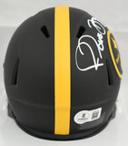 Jerome Bettis Autographed Steelers Eclipse Speed Mini Helmet - Beckett Hologram