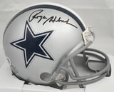 Roger Staubach Autographed Cowboys Mini Helmet - Beckett Hologram