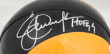 Eric Dickerson Autographed Rams 81-99 Mini Helmet w/ HOF - Beckett Holo *Silver