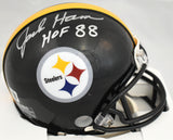 Jack Ham Autographed Pittsburgh Steelers Mini Helmet w/ HOF - Beckett Holo
