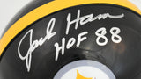 Jack Ham Autographed Pittsburgh Steelers Mini Helmet w/ HOF - Beckett Holo