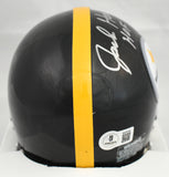 Jack Ham Autographed Pittsburgh Steelers Mini Helmet w/ HOF - Beckett Holo