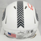 George Kittle Autographed 49ers Salute 2024 Speed Mini Helmet - Beckett Holo