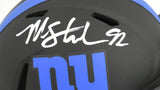Michael Strahan Signed New York Giants Eclipse Speed Mini Helmet - Beckett Holo
