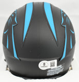 Xavier Legette Autographed Carolina Panthers ALT Speed Mini Helmet- Beckett Holo
