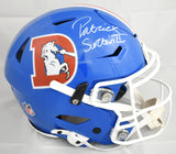 Patrick Surtain II Autographed Broncos F/S 75-96 SpeedFlex Helmet-Beckett W Holo