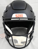 Dre Greenlaw Autographed Denver Broncos F/S SpeedFlex Helmet - Beckett W Holo