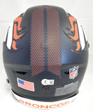 Dre Greenlaw Autographed Denver Broncos F/S SpeedFlex Helmet - Beckett W Holo