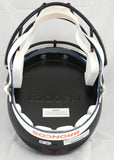 Dre Greenlaw Autographed Denver Broncos F/S Speed Helmet - Beckett W Holo