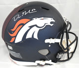 Dre Greenlaw Signed Denver Broncos F/S Speed Authentic Helmet - Beckett W Holo