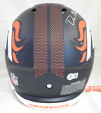 Dre Greenlaw Signed Denver Broncos F/S Speed Authentic Helmet - Beckett W Holo
