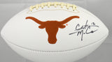 Colt McCoy Autographed Texas Longhorns Logo Football - Beckett