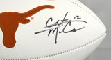 Colt McCoy Autographed Texas Longhorns Logo Football - Beckett