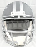 Roger Staubach Autographed Dallas Cowboys F/S Slate Speed Helmet - Beckett Holo