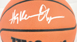 Hakeem Olajuwon Autographed NBA Wilson Basketball - Beckett Holo