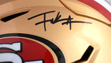 Frank Gore Autographed San Francisco 49ers F/S SpeedFlex Helmet - Beckett W Holo