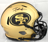 Frank Gore Autographed 49ers F/S Rave Speed Authentic Helmet - Beckett W Holo
