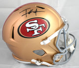 Frank Gore Autographed San Francisco 49ers F/S Speed Helmet - Beckett W Holo