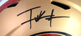 Frank Gore Autographed San Francisco 49ers F/S Speed Helmet - Beckett W Holo