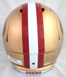 Frank Gore Autographed San Francisco 49ers F/S Speed Helmet - Beckett W Holo