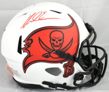 Mike Evans Signed Buccaneers F/S Lunar Speed Authentic Helmet - Beckett W Holo